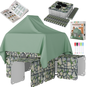 Fort byggplattor set